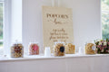 Lille Eksklusiv Popcorn Buffet m. 5 varianter gourmet popcorn