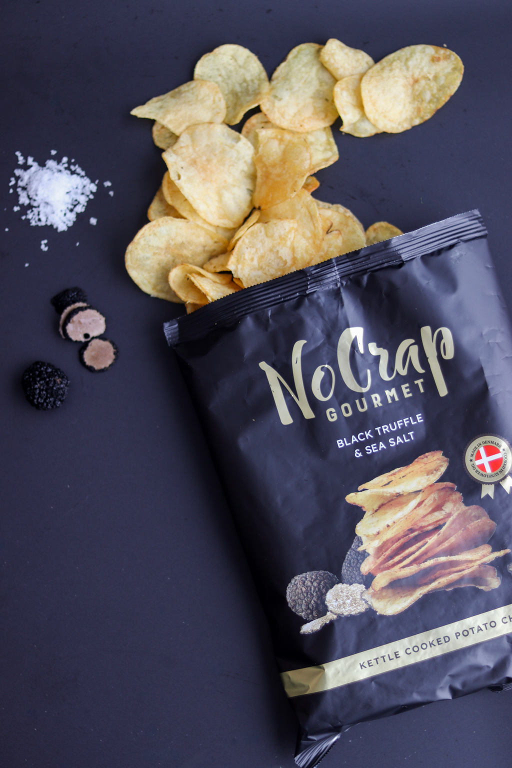 NoCrap Kettle Cooked Chips Black Truffle & Sea Salt