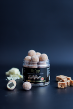 NoCrap Hvide Chokoladekugler med Karamel/Lakrids